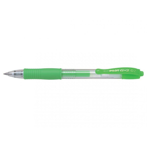PLT G2 Roller Néon Pointe Moyenne-Stylo Roller-Pilot Basics-Vert-Papeterie du Dôme