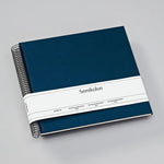 SMK Album Photo Spirale Medium Economy-Album Photo-Semikolon-23 x 22.3 cm-Marine-Crème-Papeterie du Dôme