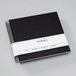 SMK Album Photo Spirale Medium Economy-Album Photo-Semikolon-23 x 22.3 cm-Noir-Crème-Papeterie du Dôme