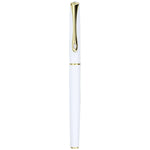 Stylo Plume Diplomat Traveller Snow White Doré - Blanc-Stylo Plume-Diplomat-Papeterie du Dôme