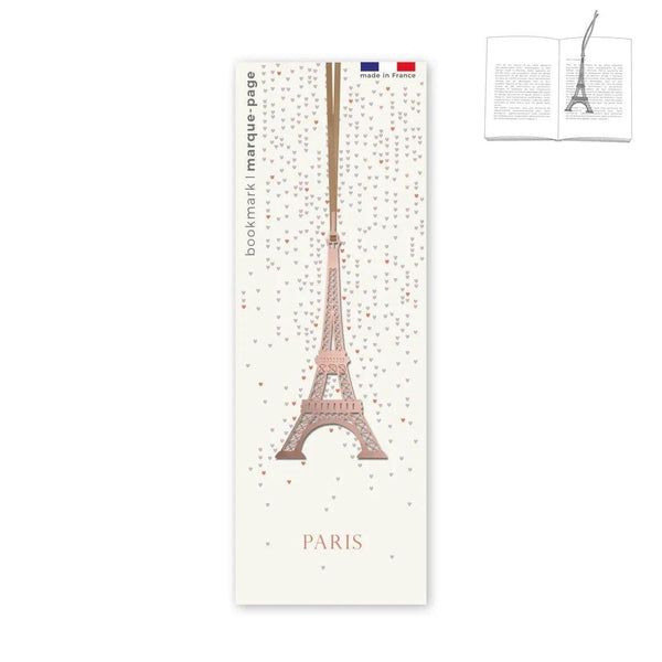 TSP Marque Page Métal Tour Eiffel-Marque Pages-Tout Simplement-Métal cuivré-Papeterie du Dôme